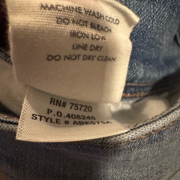 BKE Gabby High Rise Ankle Skinny Jeans - Blue - Picture 8 of 9